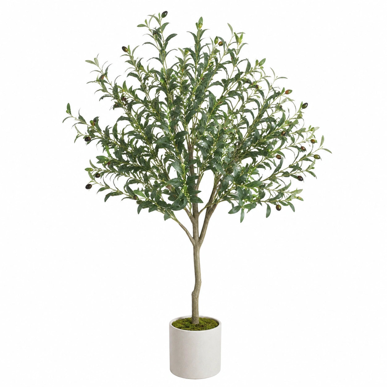 Albero di Olivo Artificiale con Vaso 160 cm Verde