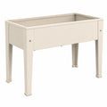 Letto di Coltivazione Rialzato in Metallo Beige 80x40x75 cm