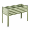 Letto da Giardino Rialzato Verde 97x41x81 cm