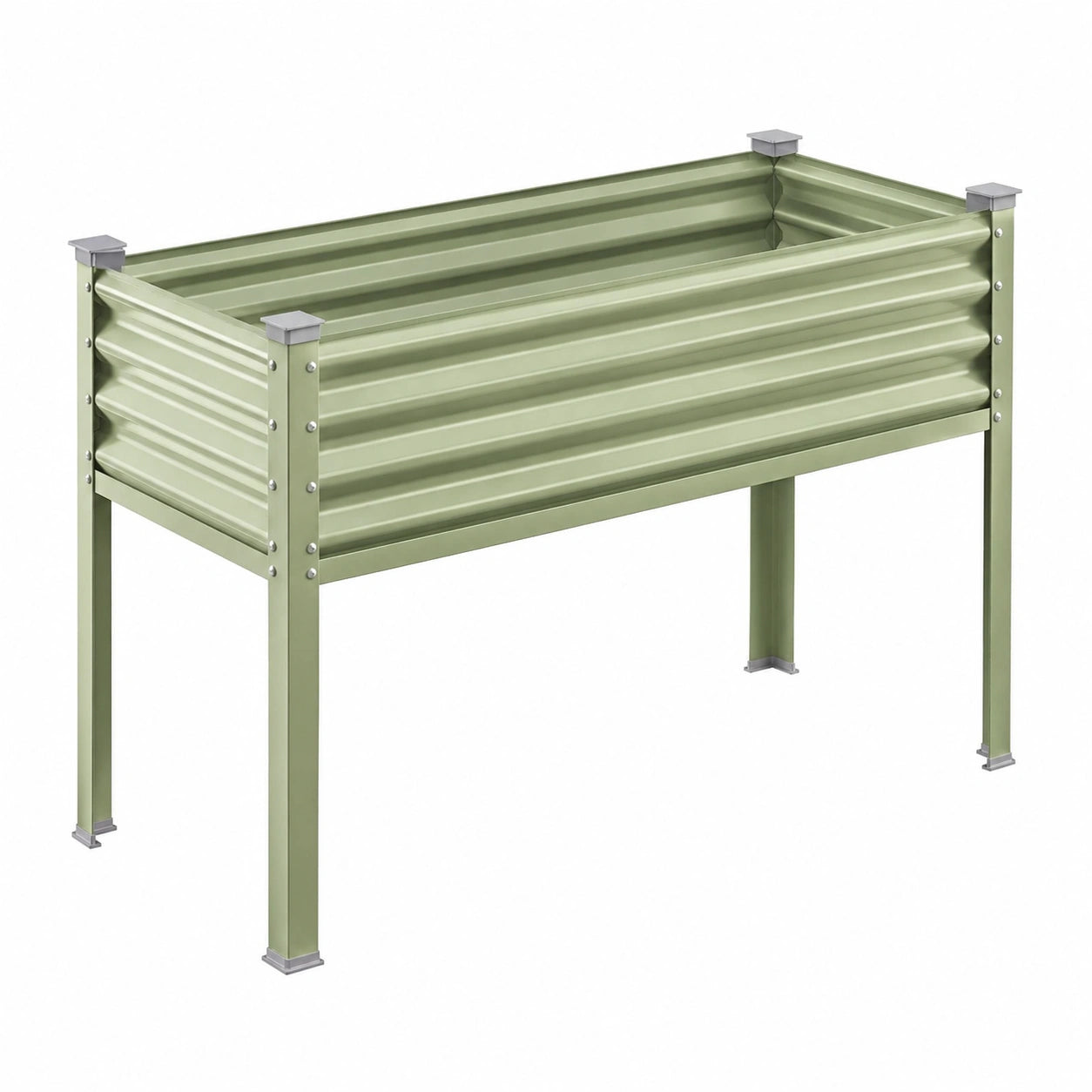Letto da Giardino Rialzato Verde 97x41x81 cm