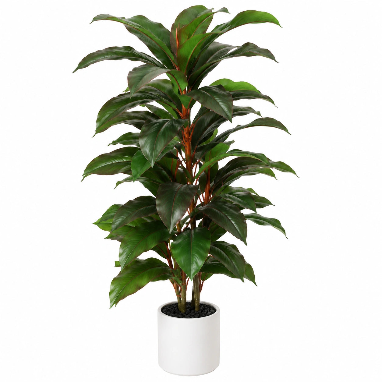 Pianta Artificiale Verde da Interno con Vaso, Altezza 150 cm