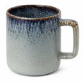 Tazza in Ceramica Smaltata Grigio e Blu 300 ml