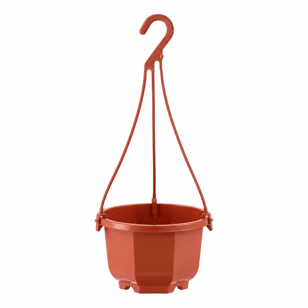 Vaso Sospeso Terracotta con Gancio Integrato